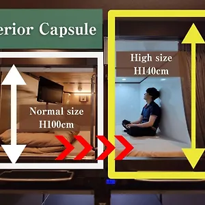 Anshin Oyado Shinjuku Ekimaeten Hotel a capsule